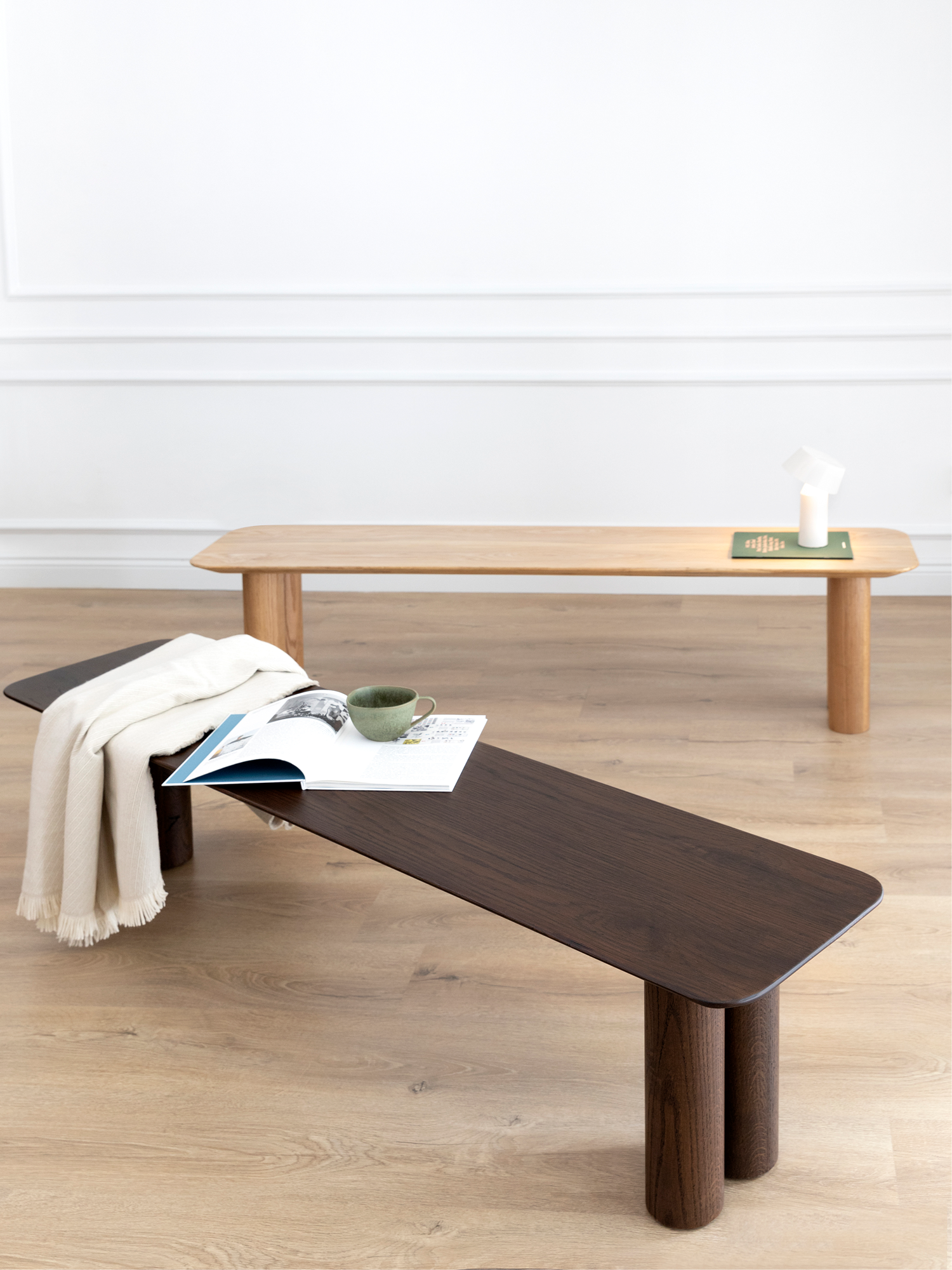 Komo - Solid Walnut Bench