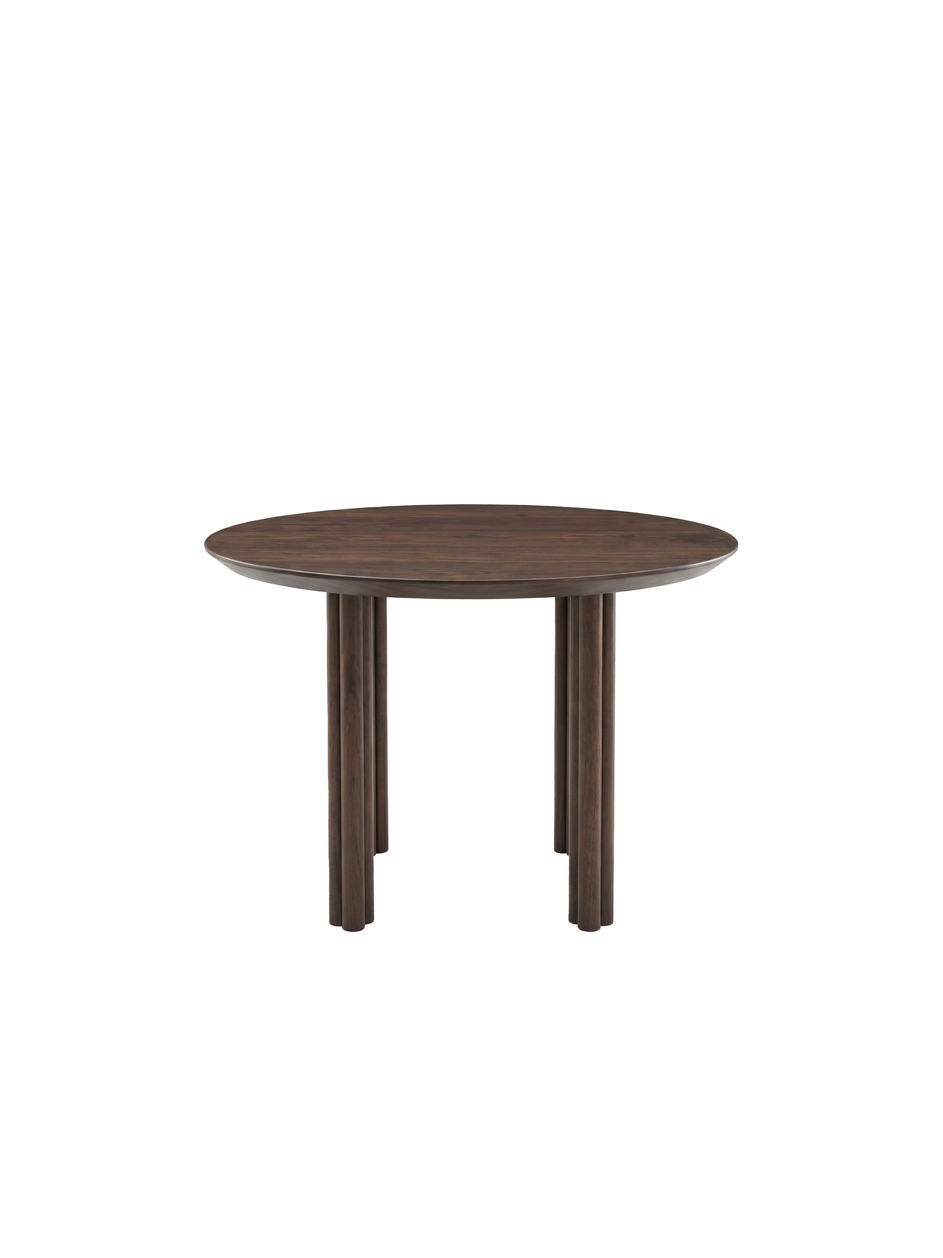 Komo - Yuvarlak Ceviz Yemek Masası