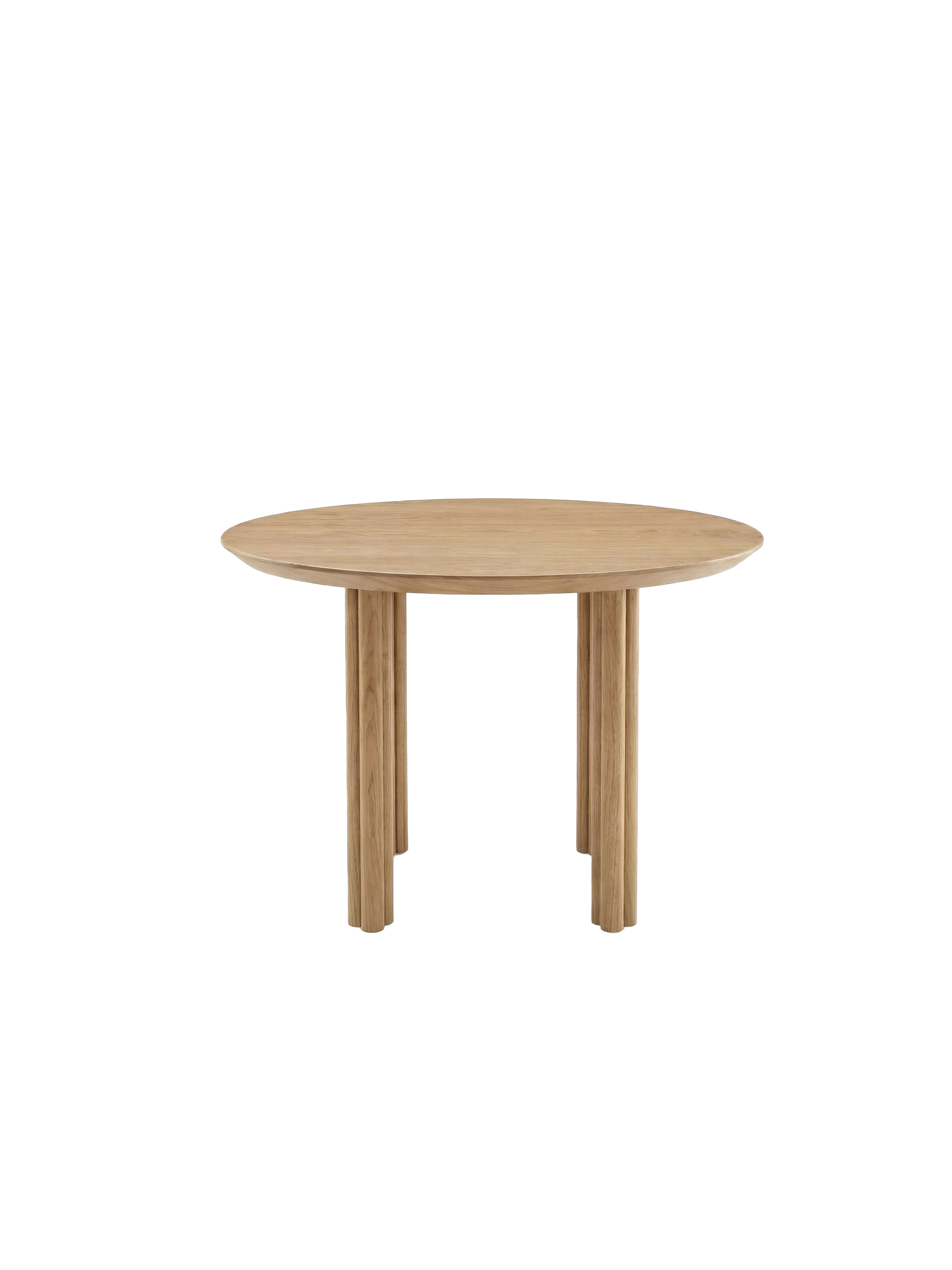 Komo - Yuvarlak Meşe Yemek Masası