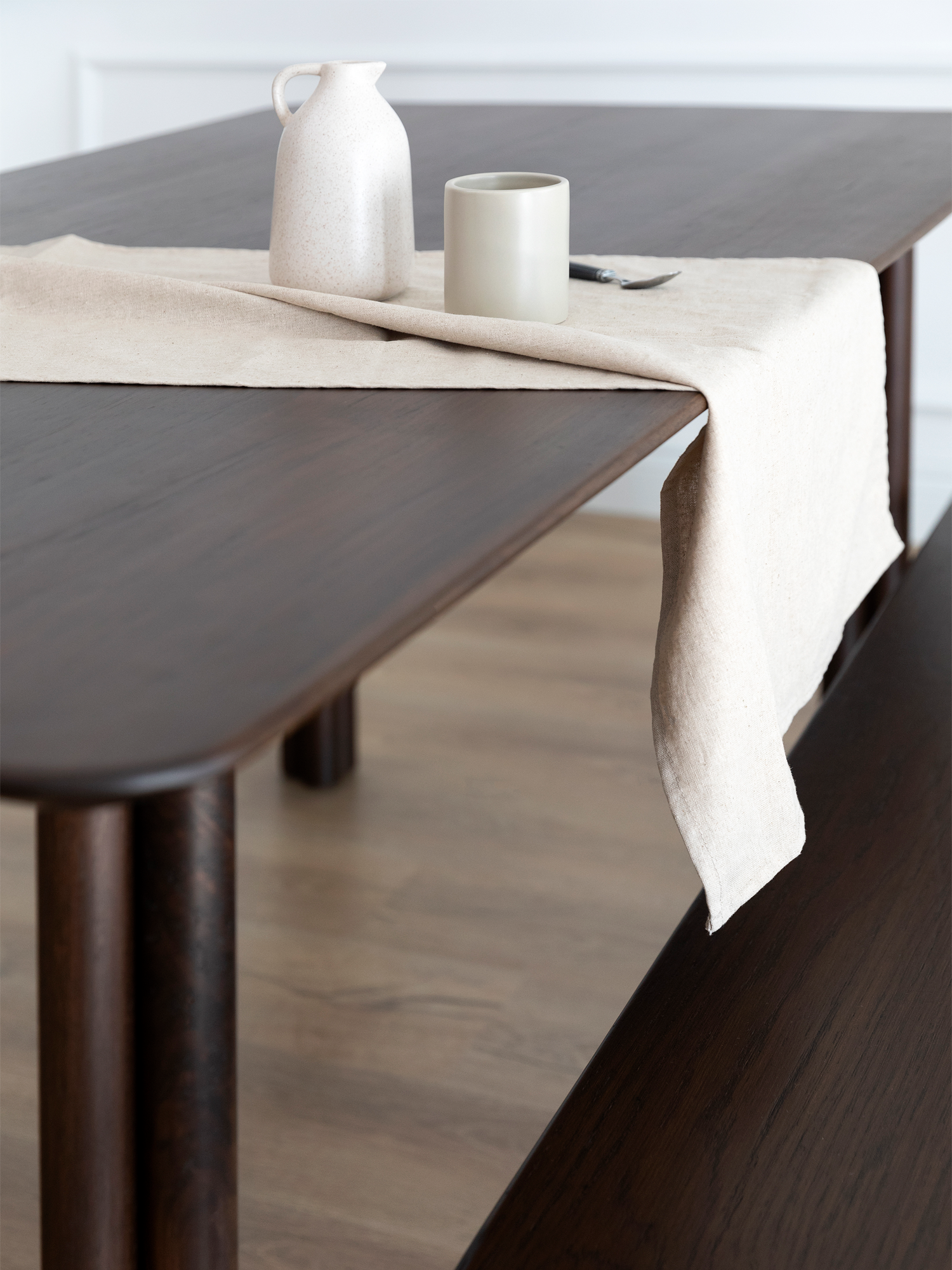 Komo-Solid Walnut Dining Table